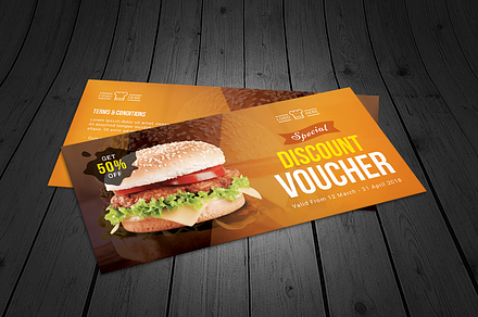 Gift Voucher, a Card Template by GenerousArt