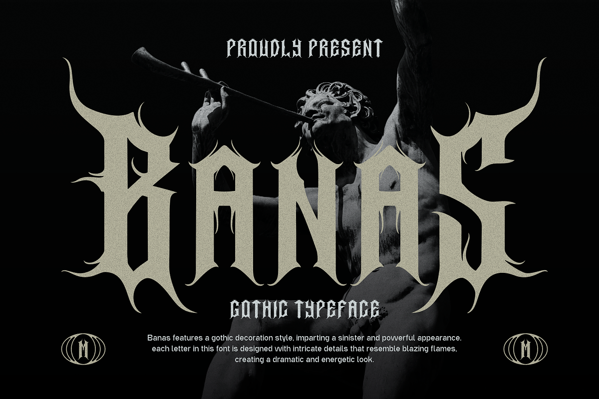 Banas, a Blackletter Font by Marvadesign (Photo 1 of 7)