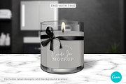 Candle Jar Mockup for Canva, a Household Mockup by Mockup Scene (Thumbnail 12 of 22)