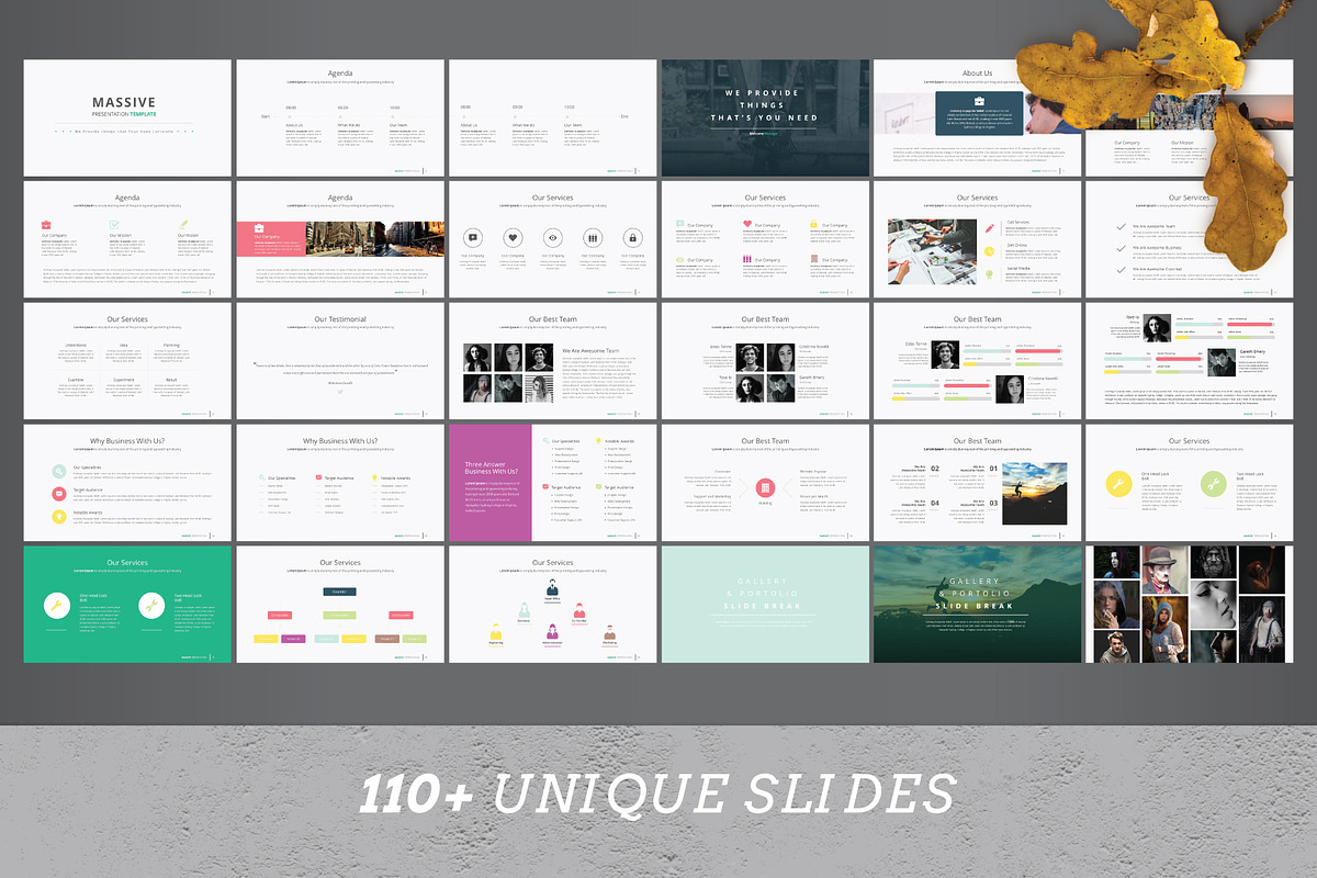 Massive Presentation Template, a Presentation Template by Rystudio (Photo 3 of 7)