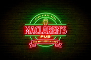 Neon Sign Effects, an Action Add-On by Indieground Design Inc. (Thumbnail 9 of 11)