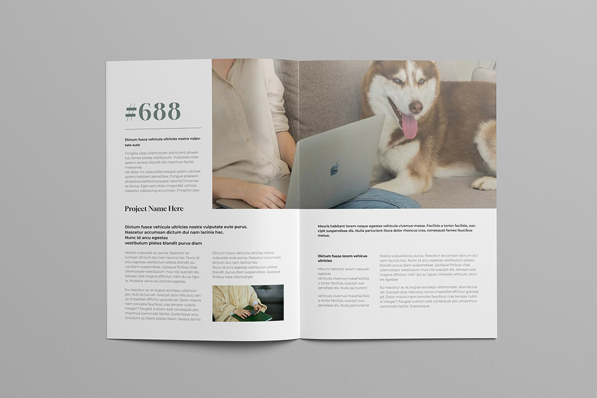 Works Portfolio Template, a Brochure Template by HiveArts (Photo 10 of 11)