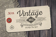 VINTAGE LOGO TEMPLATES vol 1, a Branding & Logo Template by DISTRICT 62 STUDIO (Thumbnail 6 of 8)