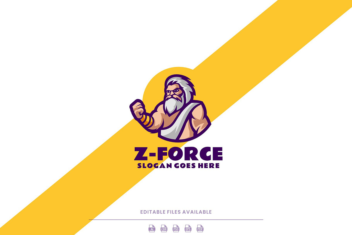 Zeus mascot Logo Design, a Branding & Logo Template by Artnivora.Std
