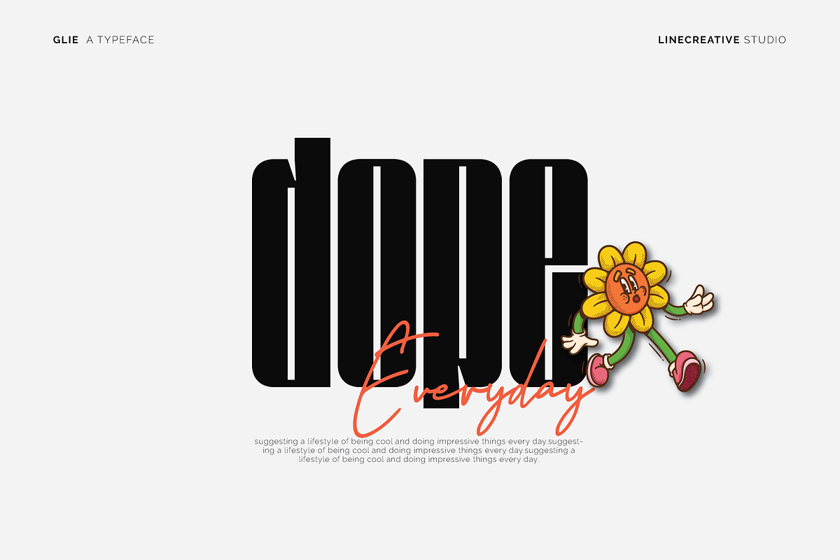 Glia A Typeface, a Sans Serif Font by Linecreative (Photo 10 of 10)