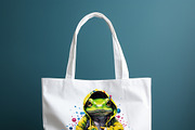 Cool frog wearing hoodie., an Animal Illustration by yod67 (Thumbnail 7 of 9)