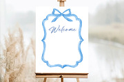 Watercolor Blue Frames Clipart, an Object Graphic by SvetaArtStore (Thumbnail 7 of 8)