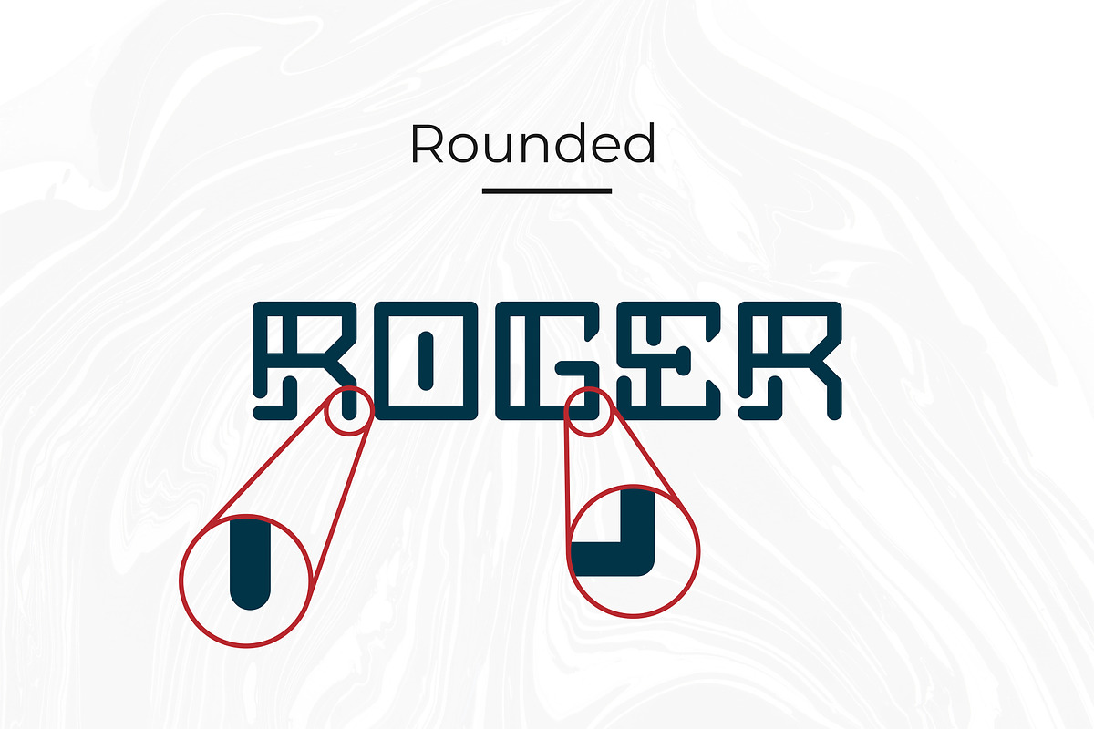 Roger - Display typeface preview 5