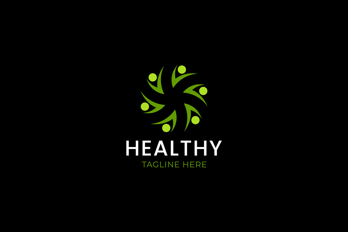 Healthy People Body Fit Logo Concept, a Branding & Logo Template by Signatoro (Photo 2 of 3)