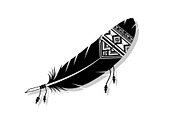Boho Tribal Feather Bundle, an Illustration by Designs_River (Thumbnail 6 of 31)