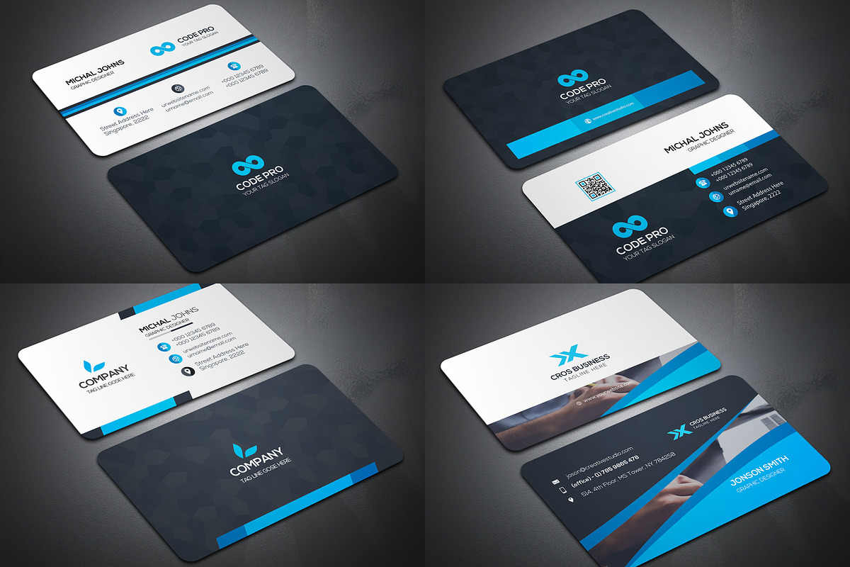 Full & Final New 450 Business Cards, a Business Card Template by Genereux Art (Photo 10 of 44)