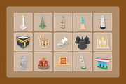 Famous World Architecture 3D Icons, an Object Illustration by twinstd (Thumbnail 6 of 6)