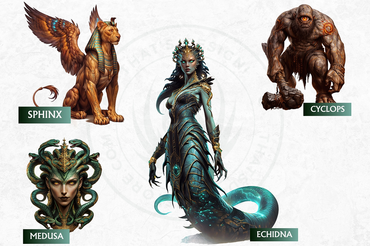 Greatest Mythological creatures, a Decorative Illustration by ThatsDesignArt (Photo 5 of 10)