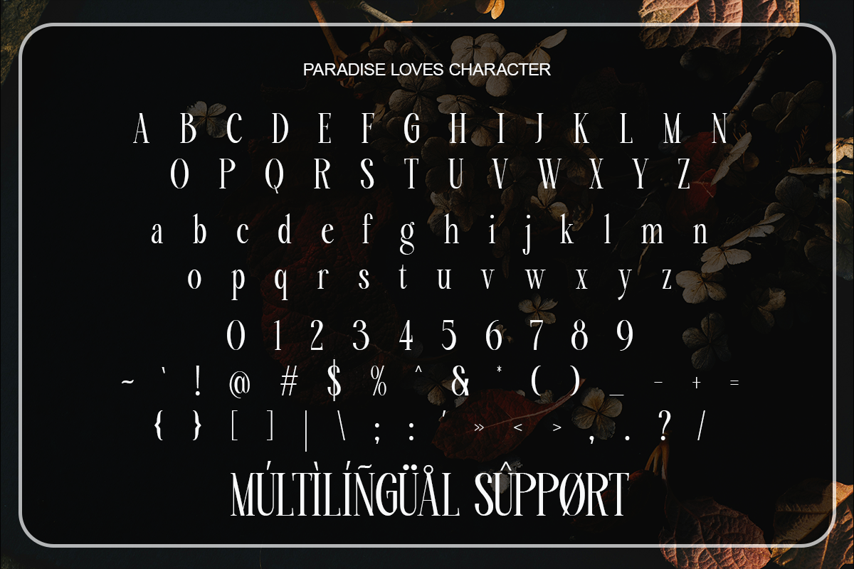 Paradise Loves - Elegant Serif Font, a Serif Font by RagamKata (Photo 10 of 10)