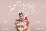 Alice Simon - Valentine Modern Font, a Script Font by Pandeka Studio (Thumbnail 5 of 10)