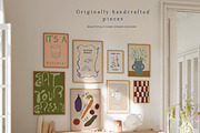 Handmade Prints I Hand Drawn Poster, a Background Graphic by Laras Wonderland (Thumbnail 8 of 12)