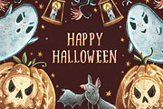 Spooky Night • Halloween set, a Decorative Illustration by Yeticrab (Thumbnail 7 of 12)