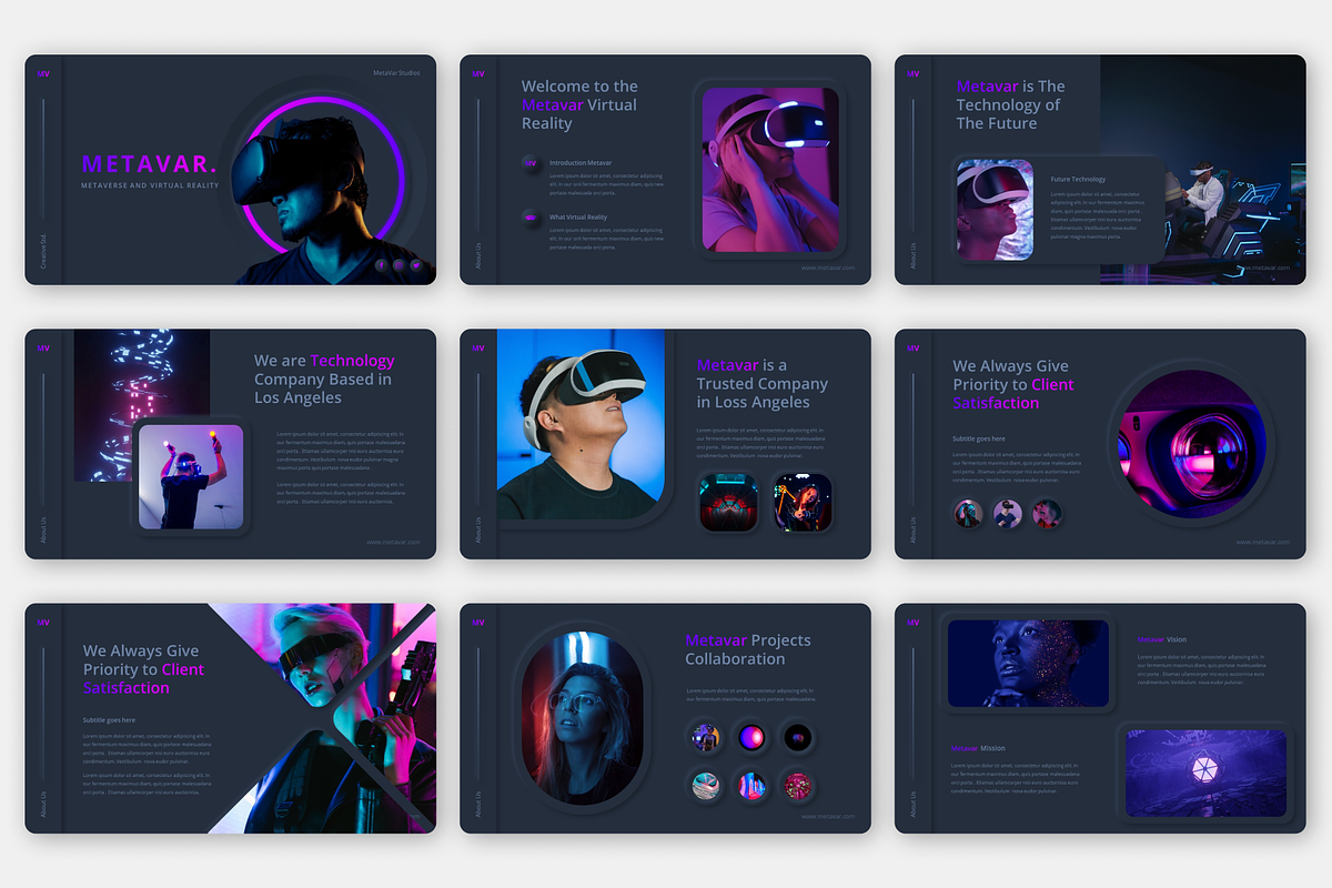 Metavar – Virtual Reality, a Presentation Template by Monsgraph Creative Studio (Photo 3 of 5)