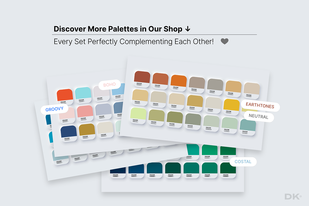 Neutral Procreate Color Palette, a Palette Add-On by Designer's Kit Co (Photo 10 of 10)
