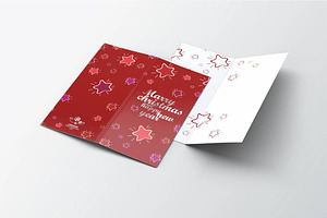 Invitation & Greeting Card Mock-Up, an Advertising Mockup by DesignRushMarket