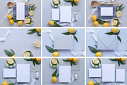 Lemon  invite mock up bundle stock photo containing mockup and mock up, an Arts & Entertainment Photo by Mockette (Thumbnail 2 of 3)