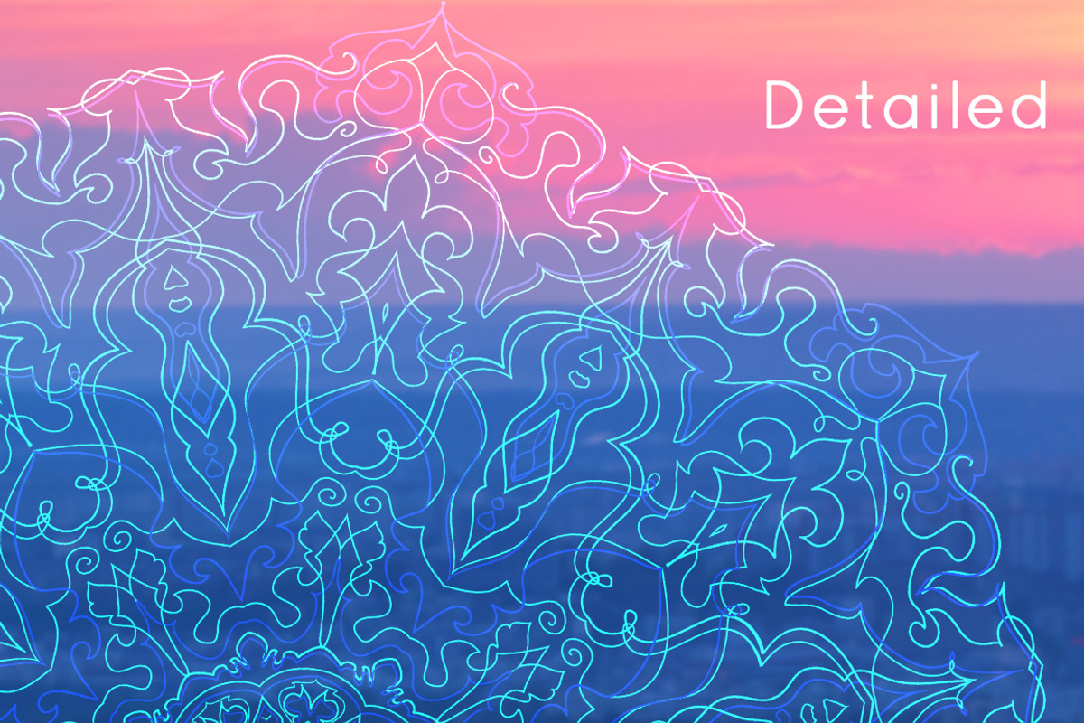 Mystic Geometry: Mega Ornaments Set, a Texture Illustration by Daria Volyanskaya (Photo 5 of 8)