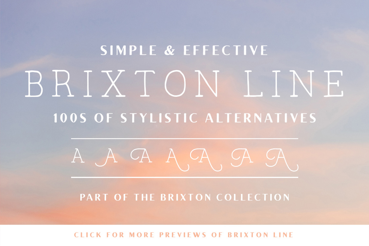 The Brixton Collection (16 Fonts) preview 3