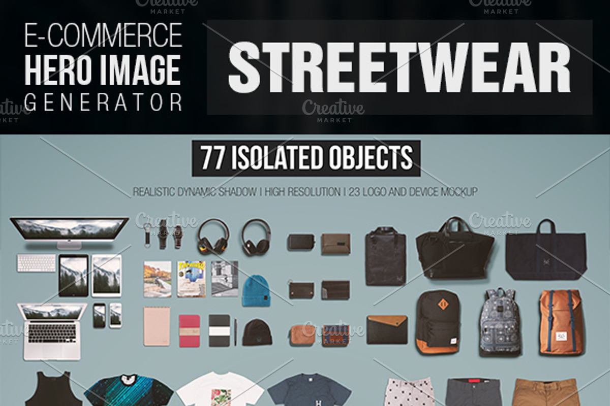 e-Commerce Hero Image Generator, a Mac Mockup by Abelito L. (Photo 1 of 5)