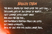BROKEN STORM, a Blackletter Font by AMINMARIO (Thumbnail 6 of 6)