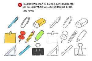 Stationery And Office Equipment., an Object Illustration by kaisorn