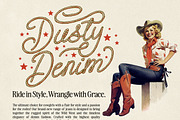 Howdy Handsome Layered Font Duo, a Script Font by Nicky Laatz (Thumbnail 19 of 39)