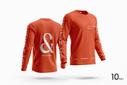 Long Sleeve T-Shirt Mockup, a Hoody Mockup by Ram Studio LLC (Thumbnail 1 of 12)