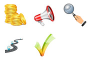 Objects on Transparent Background, a Finance Illustration by TAlex (Thumbnail 7 of 7)