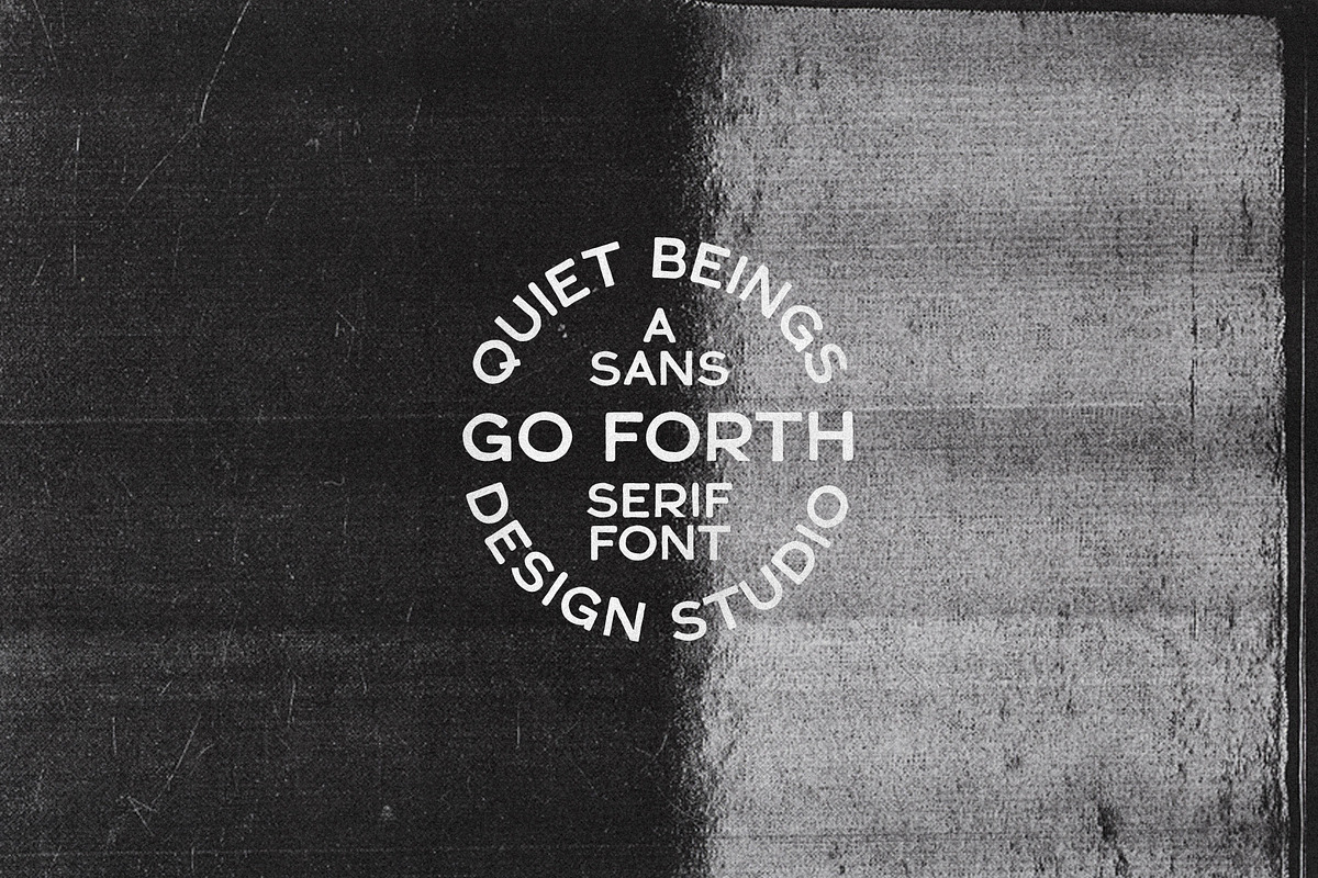 Go Forth - Vintage Sans-Serif Font, a Handwritten Font by Quiet Beings Design Studi (Photo 6 of 9)