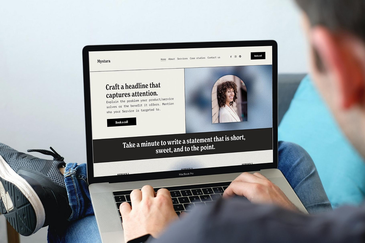 Squarespace website template, a Squarespace Template by Ciel Lumiere (Photo 10 of 11)
