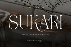 Sukari - Luxury Font