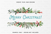 Watercolor Christmas Illustrations, a Seasonal Illustration by BirDIY Design (Thumbnail 8 of 8)