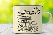 Camping Digital Stamps, a Graphic by Favorites_Art (Thumbnail 16 of 16)