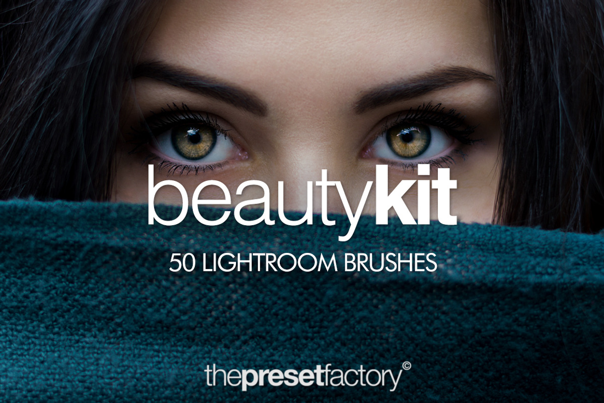 Beauty Kit - 50 Lightroom Brushes, a Plug-in Add-On by The Preset Factory Ltd. (Photo 1 of 10)