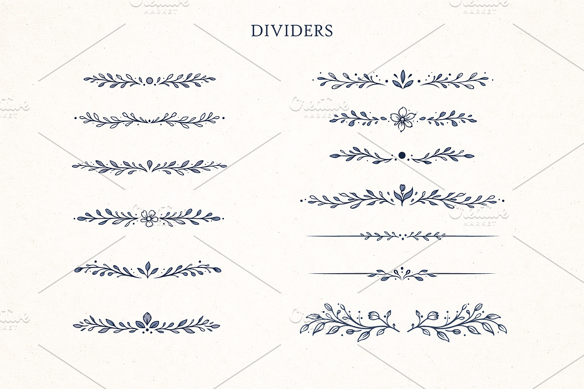 Botanical Branding Kit Wedding, an Object Graphic by Christine Krahl (Photo 6 of 11)
