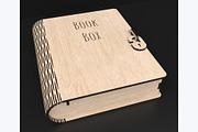 A4 & A5 Book Box Laser Cutting Files, an Object Graphic by ThemeXDigital (Thumbnail 5 of 9)