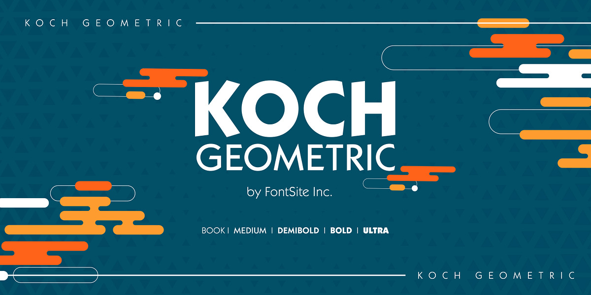 Koch Geometric, a Sans Serif Font by FontSite Inc. (Photo 1 of 2)