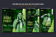 Night Party Social Media Post Bundle, a Social Media Template by Creative_View (Thumbnail 3 of 8)