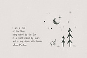 Moonchild font duo, a Sans Serif Font by elvinova (Thumbnail 4 of 9)