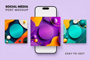 Instagram Social Media Post Mockup