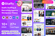 Staffing Recruiting WordPress Theme, a WordPress Template by FleexStudio (Thumbnail 1 of 3)
