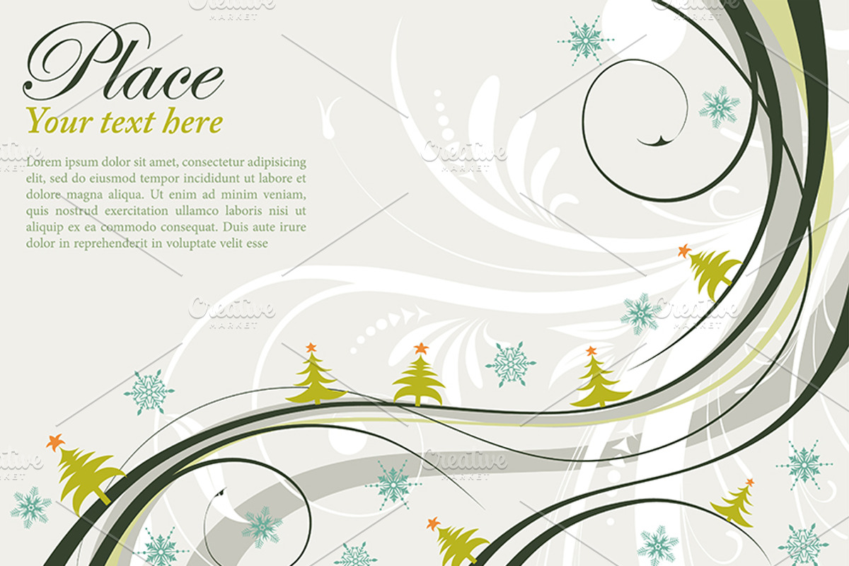 Christmas Backgrounds, a Decorative Illustration by TAlex (Photo 5 of 6)