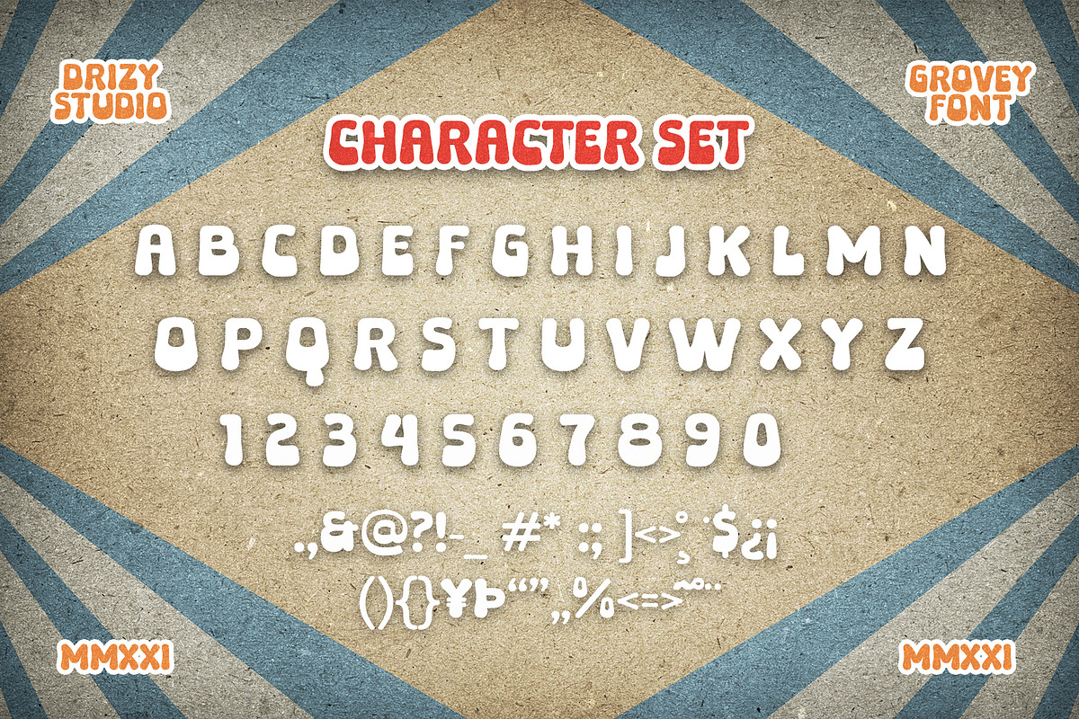 Grovey, a Font by Drizy (Photo 3 of 10)