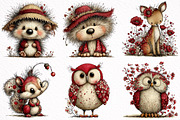 Whimsical Woodland Summer Animals, an Illustration by DreamArtGraphic (Thumbnail 8 of 8)