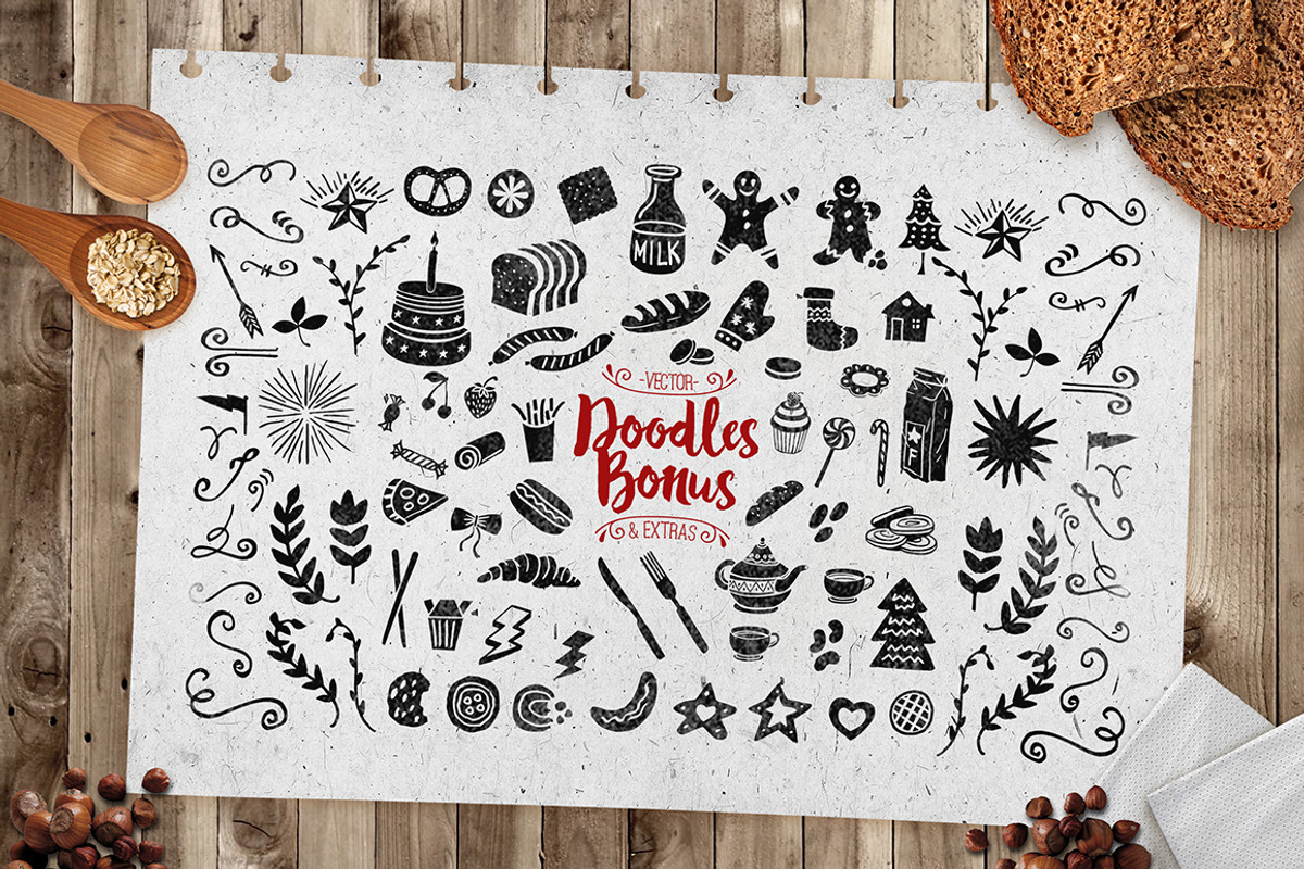 Hazelnut Typeface + Bonus Extras preview 5